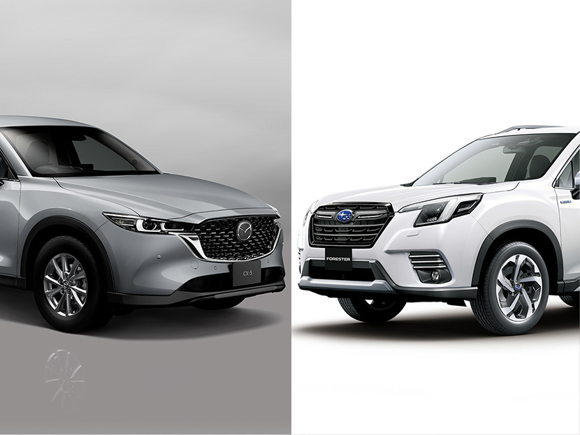 【同クラス人気車対決】「スバル フォレスター」vs「マツダ CX-5」いかなるシーンにおいても大活躍するミドルサイズSUV編