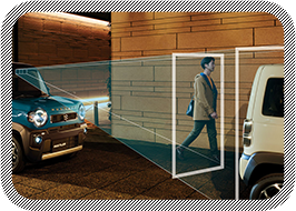 デュアルカメラブレーキサポート■